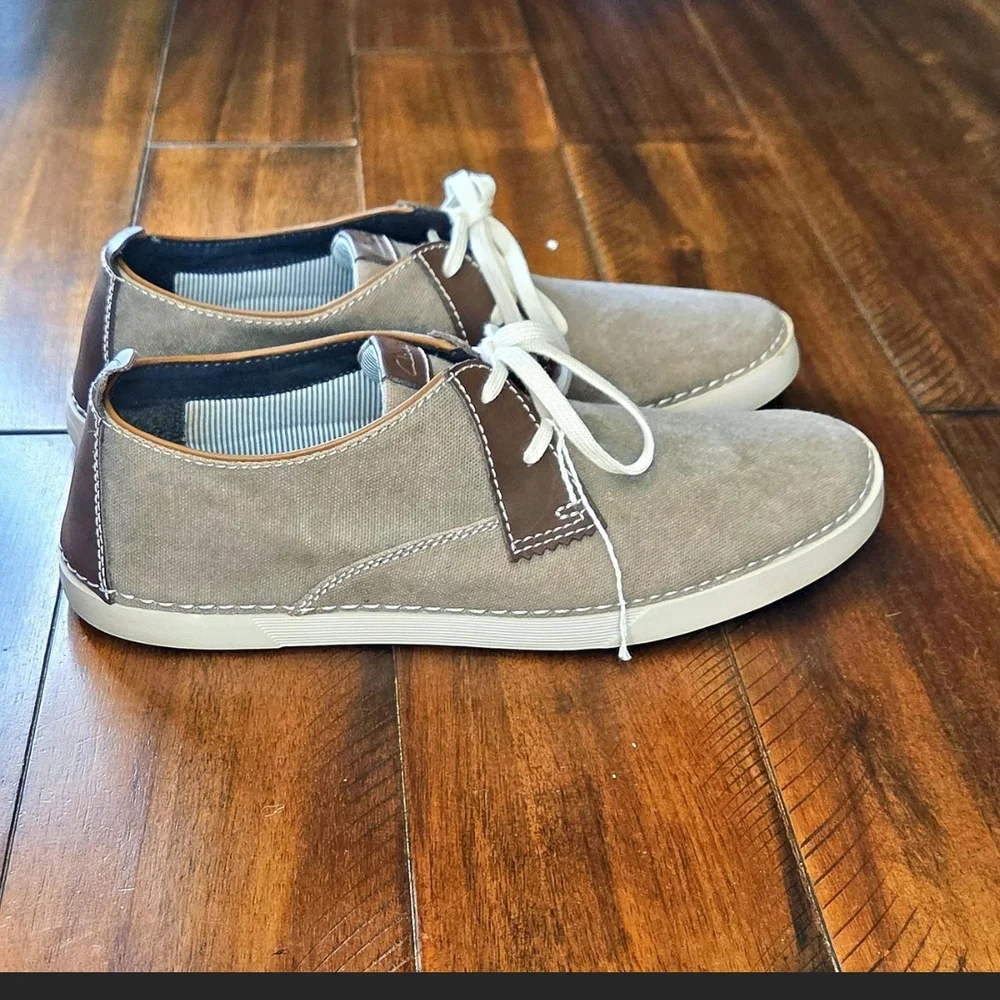 Clarks Men's Brown and Gray Boat Shoes